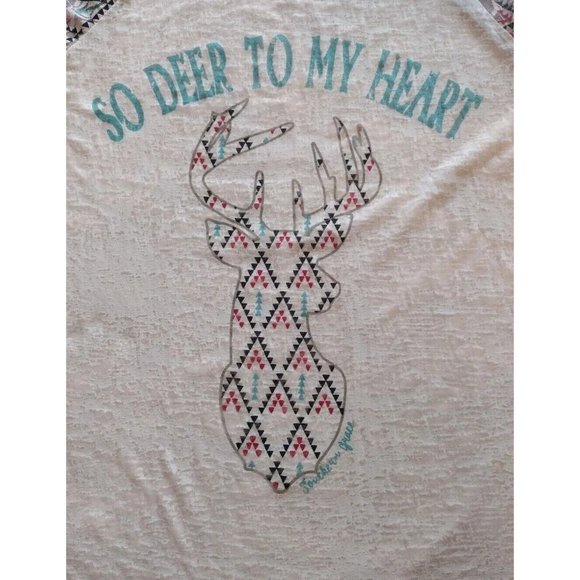 Southern Grace Top Womens 2xl Burnout Sheer - Picture 5 of 15